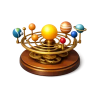 Brown Orrery 3D icon