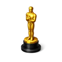 Oscar Trophy 3D icon