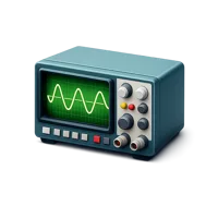 Oscilloscope 3D icon