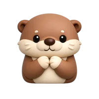Otter 3D icon