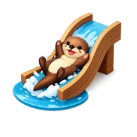 Otter Slide 3D icon