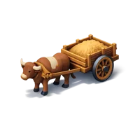 Ox Cart 3D icon