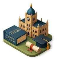 Oxford University 3D icon