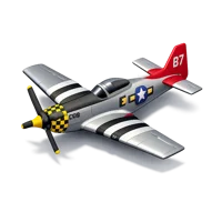 P-51 Mustang 3D icon