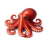 Pacific Octopus 3D icon