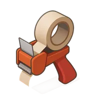 Packing tape dispenser 3D icon