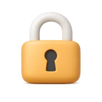 Padlock 3D icon