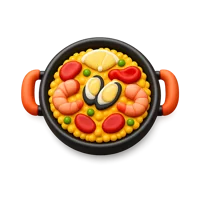 Paella Pan 3D icon