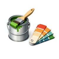 Paint Card 3D icon