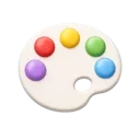 Paint Palette 3D icon