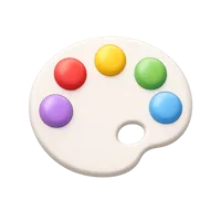 Paint Palette 3D icon
