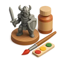 Painting Miniatures 3D icon