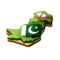 Green Pakistan 3D icon