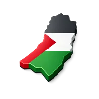 Green Palestine 3D icon