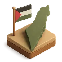 Palestine 3D icon