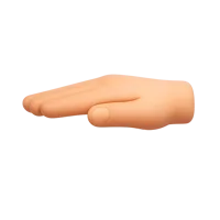 Palm Down Hand 3D icon
