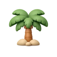 Palm Tree 3D icon