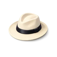 Amber Panama Hat 3D icon