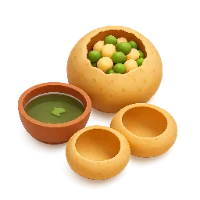 pani puri 3D icon