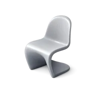 Panton Chair 3D icon