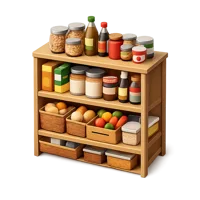 Brown Pantry 3D icon