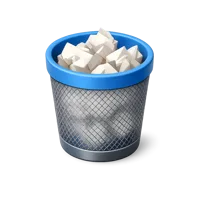 Paper Bin 3D icon