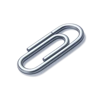 Paper Clips 3D icon
