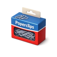 Paperclips Box 3D icon