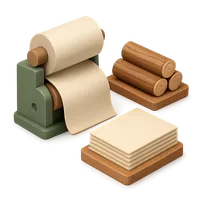 Papermaking 3D icon