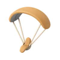 Paraglider 3D icon