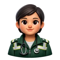 Paramedic Avatar 3D icon
