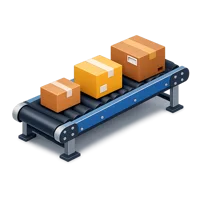 Parcel Conveyor 3D icon
