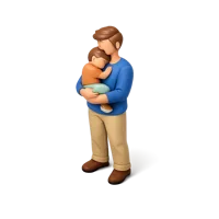 Blue Parent 3D icon