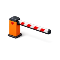 Parking Barrier 3D icon
