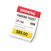 Parking Ticket 3D icon