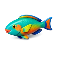 Parrotfish 3D icon