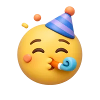 Party Face 3D icon