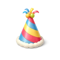 Party Hat 3D icon