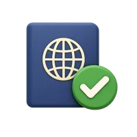 Passport Check 3D icon