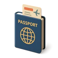 Passport 3D icon