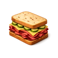 Pastrami Sandwich 3D icon