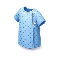 Patient Gown 3D icon