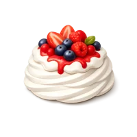 Red Pavlova 3D icon