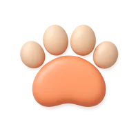 Paw Print 3D icon