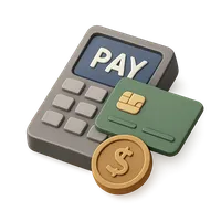 Pay 3D icon