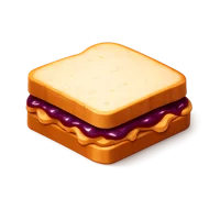 PB&J Sandwich 3D icon