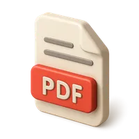 PDF Icon 3D icon
