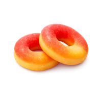Amber Peach Rings 3D icon