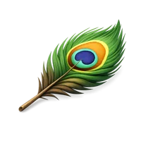Peacock Feather 3D icon