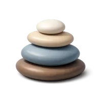 Pebble Stack 3D icon